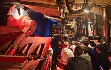 Les élèves à la rencontre des mineurs