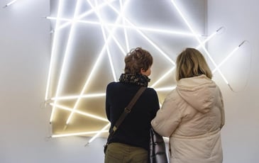 Visite libre de l'exposition "François Morellet. 100 pour cent"