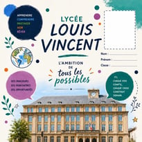Visite du lycée Louis Vincent à Metz