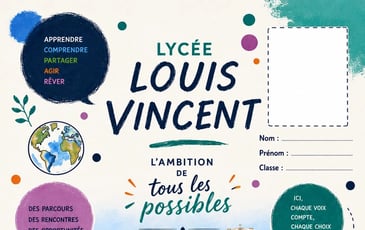 Visite du lycée Louis Vincent à Metz