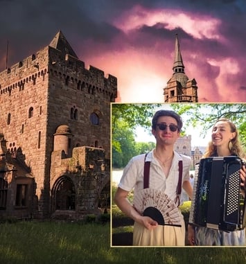 Visite nocturne aux chandelles et Récital de chanson française