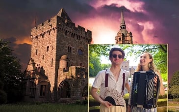 Visite nocturne aux chandelles et Récital de chanson française