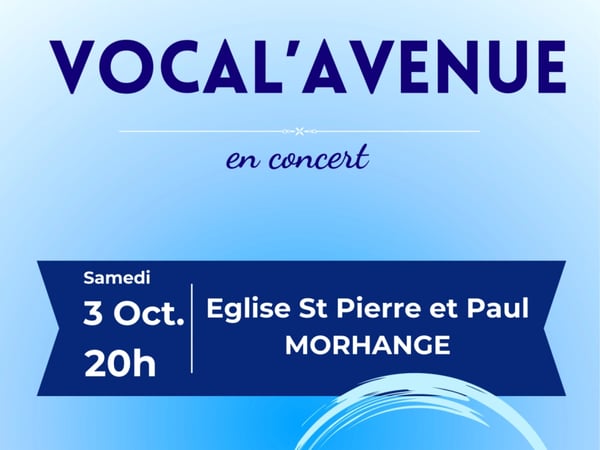 Vocal'Avenue, Concert de rentrée