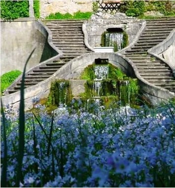 Découverte des vestiges et du parc de l'ancien château d'Arry