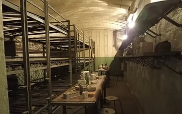 Un ouvrage de la Ligne Maginot construit à ciel ouvert
