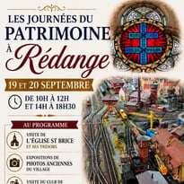 Portes-ouvertes de l'église Saint-Brice et du Cercle Ferroviaire de Rédange