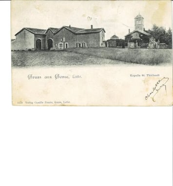 Exposition d'anciennes photos du Prieuré Saint-Thiébault à Gorze