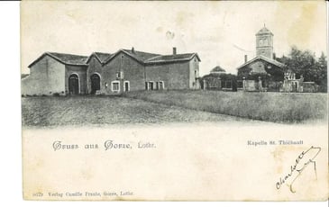 Exposition d'anciennes photos du Prieuré Saint-Thiébault à Gorze