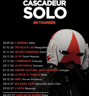 Cascadeur en concert à la Cité Musicale