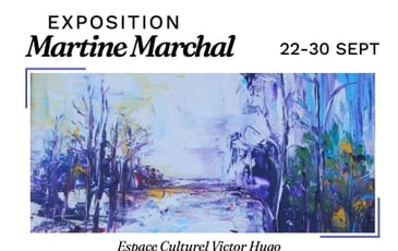 Exposition des oeuvres de Martine Marchal