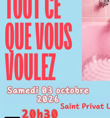 Théâtre - Tout ce que vous voulez