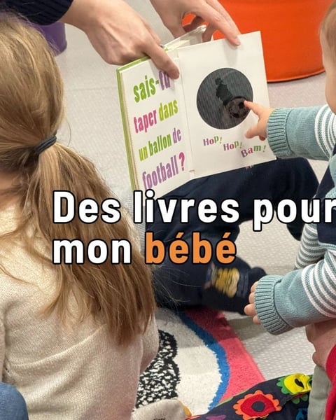 Des livres pour mon bébé à la médiathèque Verlaine