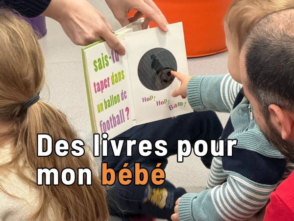 Des livres pour mon bébé à la médiathèque Verlaine