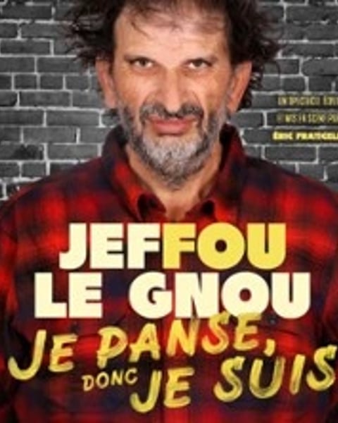 Jeffou le Gnou - Je panse donc je suis - tournée