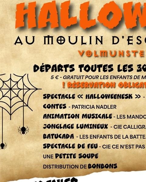 Soirée Halloween au Moulin d'Eschviller