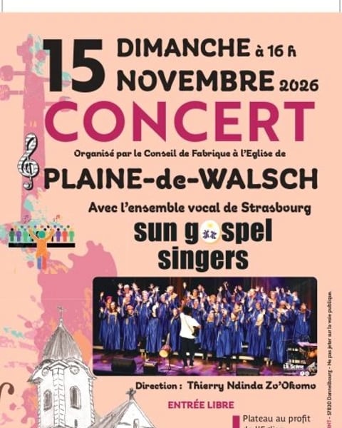 Concert de l'ensemble vocal Sun Gospel Singers