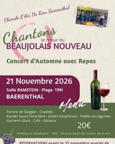 Chantons le retour du Beaujolais Nouveau